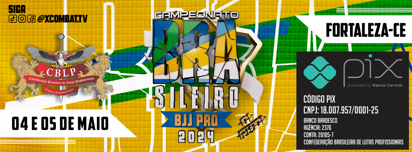 CAMPEONATO BRASILEIRO BJJ PRO 2024 - CBLP 
