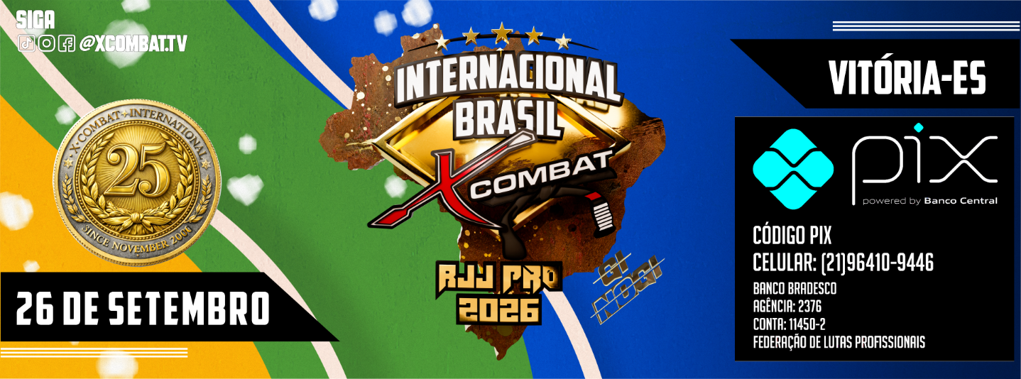 X-COMBAT INTERNATIONAL BJJ PRO 2026 - VITÓRIA